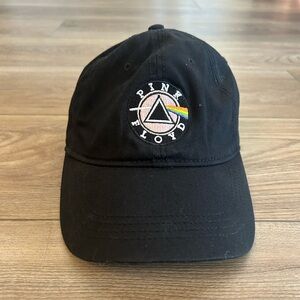 Pink Floyd Dark Side of the Moon Prism Logo Black Adjustable Dad Hat 2024